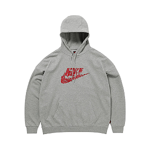 NIKE x STRANGER THINGS - Moletom NRG Club "Cinza" -NOVO-