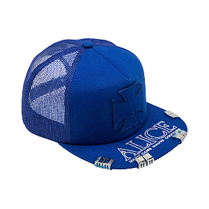 ALICE HOLLYWOOD - Boné Trucker Atelier "Azul Escuro" -NOVO-