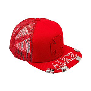 ALICE HOLLYWOOD - Boné Trucker Atelier "Vermelho" -NOVO-