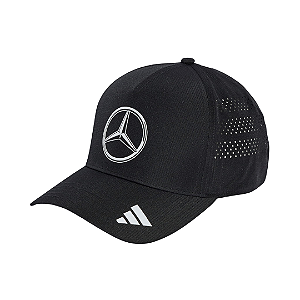 ADIDAS x MERCEDES - Boné AMG Petronas Formula 1 Trucker Mechanic Climacool "Preto" -NOVO-