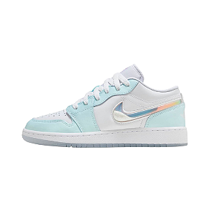 NIKE - Air Jordan 1 Low SE (GS) "Glacier Blue" -NOVO-