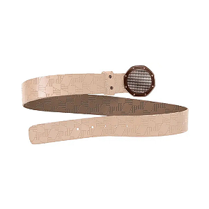 CACTUS JACK x AUDEMARS PIGUET - Cinto Allover Logo "Creme" -NOVO-