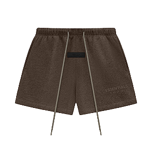 FEAR OF GOD - Bermuda de Moletom Essentials "Heather Wood" -NOVO-