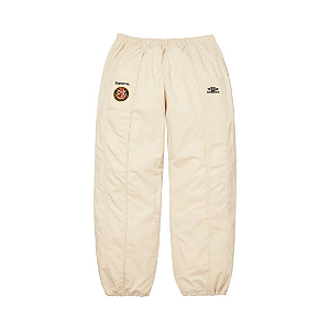 SUPREME x UMBRO - Calça Cotton Ripstop Track "Creme" -NOVO-