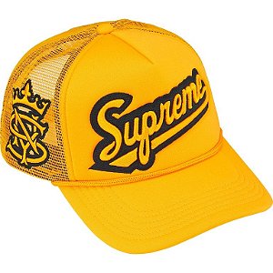 SUPREME - Boné 5-Panel University Mesh Back "Amarelo" -NOVO-