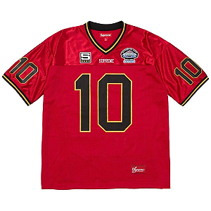SUPREME - Camiseta Jersey Find God Football "Vermelho" -NOVO-