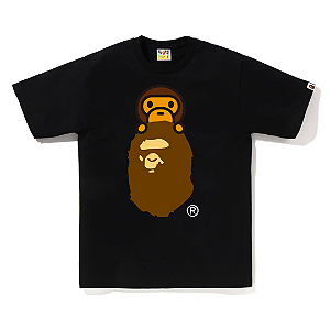 BAPE - Camiseta Milo On Ape Head "Preto" -NOVO-