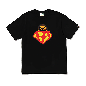 BAPE - Camiseta Hero Baby Milo "Preto" -NOVO-