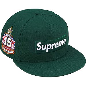 SUPREME x NEW ERA - Boné Shop Box Logo (London) "Verde" -NOVO-