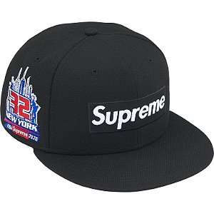 SUPREME x NEW ERA - Boné Shop Box Logo (New York) "Preto" -NOVO-