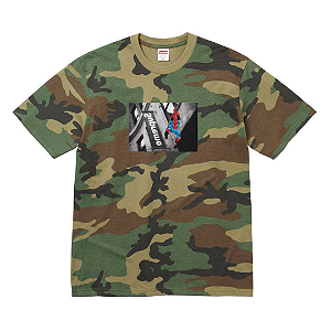 SUPREME x SPIDER-MAN - Camiseta "Camo" -NOVO-