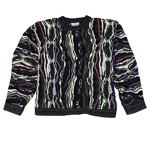 COOGI - Sweater "Cinza/Roxo" -VINTAGE-