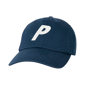 PALACE - Boné 6-Panel P FW25 "Azul Escuro" -NOVO-