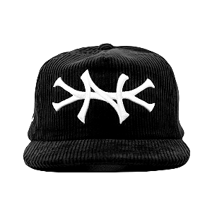 OMA DESIGN STUDIOS - Boné NY Corduroy "Preto" -NOVO-