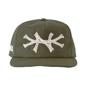 OMA DESIGN STUDIOS - Boné NY Chain Stitch "Verde Olive" -NOVO-