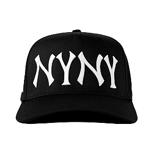 OMA DESIGN STUDIOS - Boné NY NY Curved Brim "Preto" -NOVO-