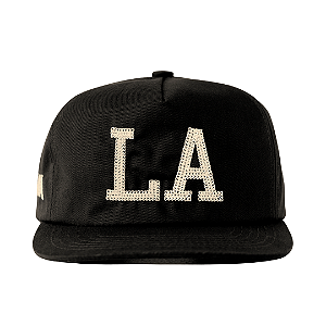 OMA DESIGN STUDIOS - Boné LA Chain Stitch "Preto" -NOVO-