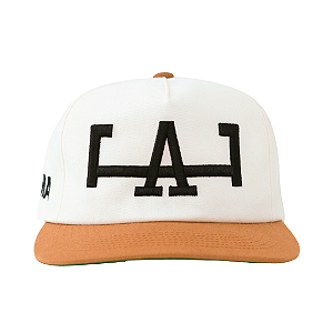 OMA DESIGN STUDIOS - Boné 5-Panel LA Premium "Creme/Amarelo" -NOVO-