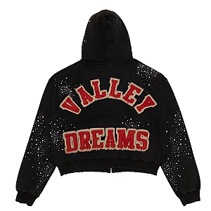 VALE LIVES FOREVER - Moletom Pluto Custered Zip Up "Preto" -NOVO-