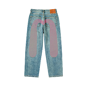 EVISU x ICE CREAM - Calça Daicock "Jeans" -NOVO-