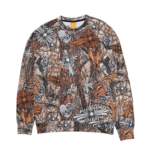 CHROME HEARTS x NIKE x NOCTA - Moletom Crewneck "Multicolor" -NOVO-