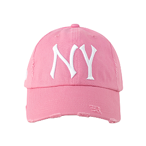 OMA DESIGN STUDIOS - Boné NY Distressed Valentines Day "Rosa" -NOVO-