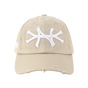 OMA DESIGN STUDIOS - Boné NY Side Distressed Valentines Day "Bege" -NOVO-