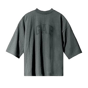 YEEZY x GAP - Camiseta Dove Manga 3/4 "Dark Green" -NOVO-