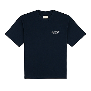 AIMÉ LEON DORE - Camiseta Pappous "Azul Marinho" -NOVO-