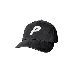 PALACE - Boné 6-Panel P SS26 "Preto" -NOVO-