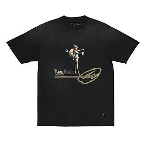 TRAVIS SCOTT x FRAGMENT DESIGN x TAKASHI MURAKAMI - Camiseta Tokyo Jack "Preto" -NOVO-