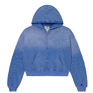 VALE LIVES FOREVER - Moletom Carver Zip Up "Azul" -NOVO-