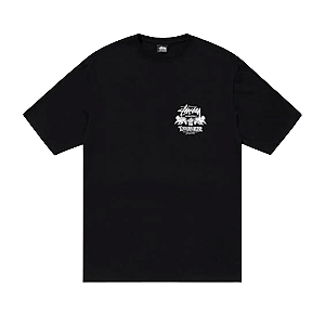 STUSSY - Camiseta Tough Gear International "Preto" -NOVO-