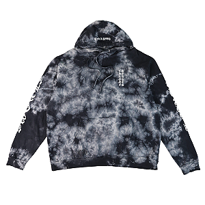 CHROME HEARTS - Moletom Horseshoe Tie-dye "Preto" -USADO-