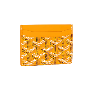 GOYARD - Porta Cartão Saint-Sulpice "Amarelo" -NOVO-