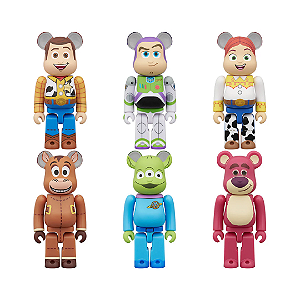 MEDICOM TOY X TOY STORY - Boneco Bearbrick Chase Toy Story Blind Box -NOVO-