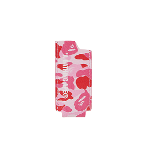 BAPE - Case de Isqueiro ABC Camo Leather "Rosa" -NOVO-
