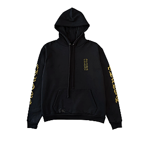 CHROME HEARTS - Moletom Vertical Logo "Preto" -NOVO-