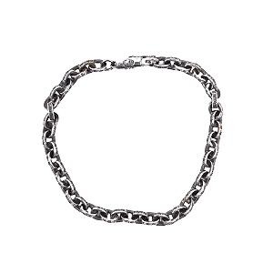 CHROME HEARTS - Pulseira Paper Chain 1999 "Prata 925" -NOVO-