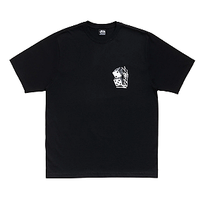 STUSSY - Camiseta Tall Dice "Preto" -NOVO-