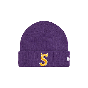 SUPREME X NEW ERA - Touca Devil S Logo "Roxo" -NOVO-