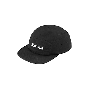 SUPREME - Boné Washed Chino Twill SS26 "Preto" -NOVO-