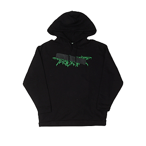 OFF-WHITE - Moletom Graffiti Tape Logo "Preto" -NOVO-