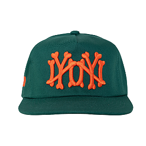 OMA DESIGN STUDIOS - Boné NY NY Bones (Pumpkin) "Verde Escuro" -NOVO-