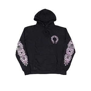 CHROME HEARTS - Moletom Friends & Family "Preto/Rosa" -NOVO-