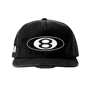 OMA DESIGN STUDIOS - Boné 8 Ball "Preto Estonado" -NOVO-