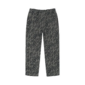 NIKE x STUSSY - Calça Swirly S Beach "Verde Olive" -NOVO-