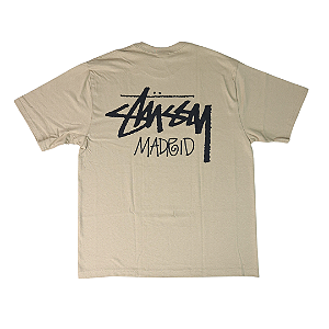 STUSSY - Camiseta Madri "Bege" -NOVO-
