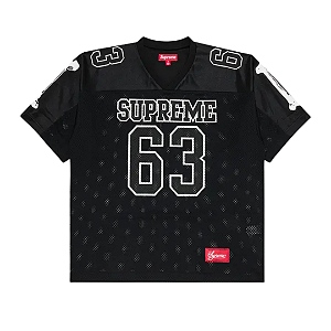 SUPREME - Camiseta Jersey Bones Football "Preto" -NOVO-