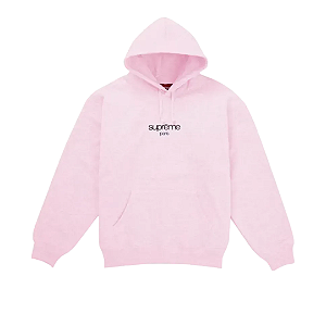 SUPREME - Moletom Classic Logo Paris Shop "Rosa Claro" -NOVO-